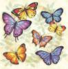 Схема вышивки «Подушка бабочки »