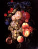 Схема вышивки «Персиково-виноградный натюрморт»