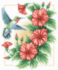 Схема вышивки «Цветы и киви»