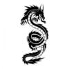 Схема вышивки «Tattoo Dragon»