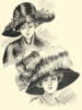 Схема вышивки «Шляпная мода»