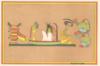 Схема вышивки «Египетские картики»
