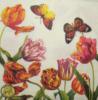 Схема вышивки «Тюльпаны и бабочки»