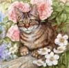 Схема вышивки «Cats & Flowers»