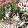 Схема вышивки «Cats & Flowers»