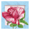 Схема вышивки «Красочная роза»