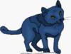 Схема вышивки «Синий кот»