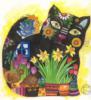 Схема вышивки «Цветочный кот»