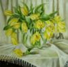 Схема вышивки «Букет жёлтых тюльпанов»