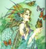 Схема вышивки «Эльфийка в бабочках»