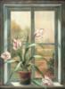 Схема вышивки «Тюльпаны на окне 2»