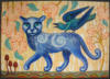 Схема вышивки «Синяя кошка.»