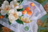 Схема вышивки «Цветы и персики»