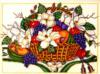 Схема вышивки «Цветы и фрукты»