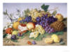 Схема вышивки «Натюрморт с виноградом »