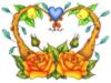 Схема вышивки «Heart & Flowers»