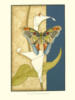 Схема вышивки «Бабочка и калы 2»