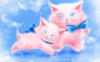 Схема вышивки «Розовые котики»