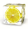 Лимон в кубе льда: оригинал
