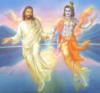 Схема вышивки «Иисус и Кришна»