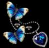 Схема вышивки «Драгоценные бабочки»