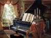 Схема вышивки «Комната с роялем»