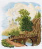 Схема вышивки «Мост над рекой»