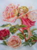 Схема вышивки «Фея розового сада»