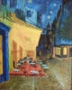 Схема вышивки «Терраса кафе ночью — Ван Гог»