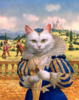 Схема вышивки «Царевна кошка»