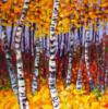 Схема вышивки «Fall Birches»