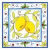 Схема вышивки «Подушка Лимоны»
