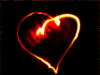 Схема вышивки «Огненное сердце»