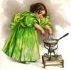 Схема вышивки «Юная барышня-кухарка »