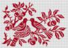 Схема вышивки «Птички »