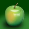 Схема вышивки «Зеленое яблоко»