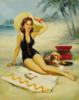 Схема вышивки «Девушка на пляже»