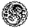 Схема вышивки «Инь ян драконы»