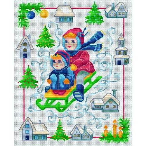 Схема вышивки снег Схема вышивки снег