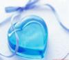 Схема вышивки «Голубое сердце»