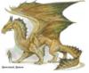 Схема вышивки «Бронзовый дракон»