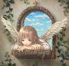 Схема вышивки «Ангел в окне»