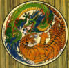 Схема вышивки «Тигр и дракон»