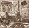 Схема вышивки «Париж, париж...»
