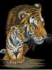 Схема вышивки «Tigers»