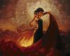Схема вышивки «Фламенко - танец огня»