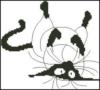 Схема вышивки «Кот. Монохром.»