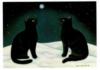 Схема вышивки «Ночные котики»