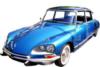 Схема вышивки «Автомобиль ретро голубого цвета»