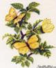 Схема вышивки «Бабочки-цветы»